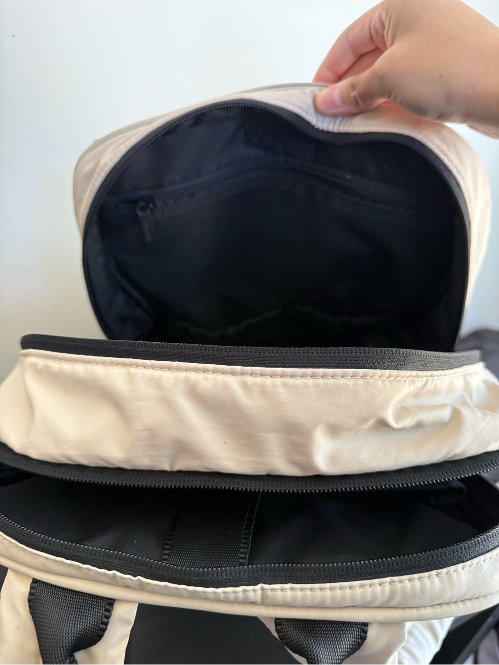 Calpak Cream Backpack - Picture 4 of 6